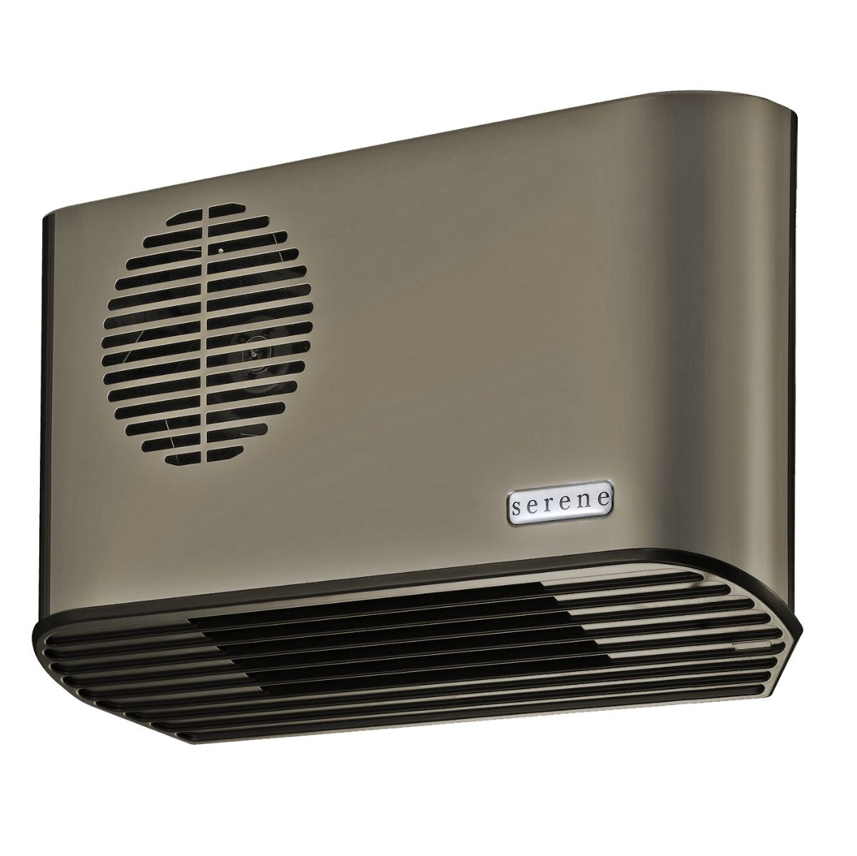 Bathroom Fan Heater: Serene S2088A All Metal 2.4kW Anthracite/Grey